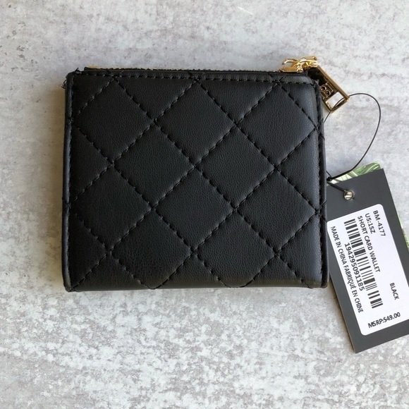 Badgley Mischka NWT Black Short Card Wallet - Picture 5 of 8